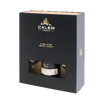 Calem Port 10 Years Old + 2 glazen